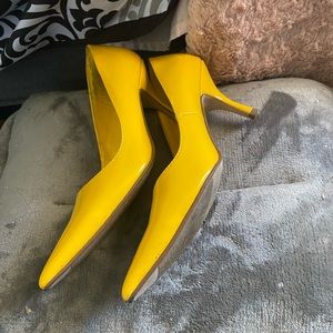 Bright Yellow Heels